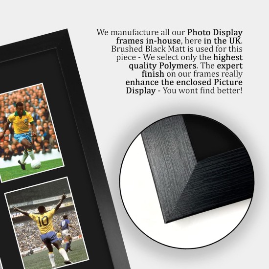 HWC Trading Pele Signed A4 Printed Autograph Brazil Print Photo Picture Display HWC Trading Pele Signed A4 Printed Autograph Brazil Print Photo Picture Display