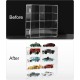 KISLANE Acrylic Display Case Compatible with Toy Cars, Matchbox Cars, 8 Slots Display Case for Toy Cars, Matchbox Cars (Small-8 Slots) KISLANE Acrylic Display Case Compatible with Toy Cars, Matchbox Cars, 8 Slots Display Case for Toy Cars, Matchbox Cars (Small-8 Slots)