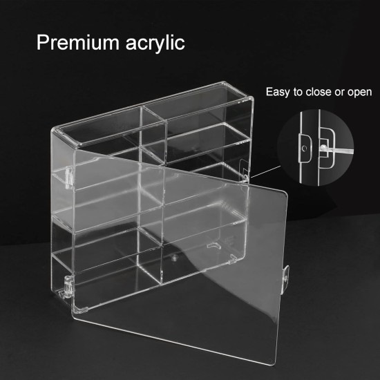 KISLANE Acrylic Display Case Compatible with Toy Cars, Matchbox Cars, 8 Slots Display Case for Toy Cars, Matchbox Cars (Small-8 Slots) KISLANE Acrylic Display Case Compatible with Toy Cars, Matchbox Cars, 8 Slots Display Case for Toy Cars, Matchbox Cars (Small-8 Slots)