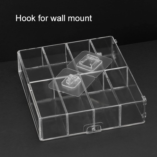 KISLANE Acrylic Display Case Compatible with Toy Cars, Matchbox Cars, 8 Slots Display Case for Toy Cars, Matchbox Cars (Small-8 Slots) KISLANE Acrylic Display Case Compatible with Toy Cars, Matchbox Cars, 8 Slots Display Case for Toy Cars, Matchbox Cars (Small-8 Slots)