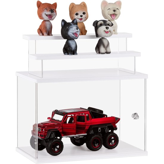 LileZbox Acrylic Display Case, Versatile Collectibles Display Showcase for Action Figures Toys,with Display Stand,1 Pack LileZbox Acrylic Display Case, Versatile Collectibles Display Showcase for Action Figures Toys,with Display Stand,1 Pack