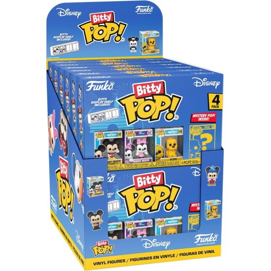 Funko Bitty Pop! Disney Mini Collectible Toys 4-Pack - Minnie Mouse, Daisy Duck, Donald Duck & Mystery Chase Figure (Styles May Vary) Funko Bitty Pop! Disney Mini Collectible Toys 4-Pack - Minnie Mouse, Daisy Duck, Donald Duck & Mystery Chase Figure (Styles May Vary)