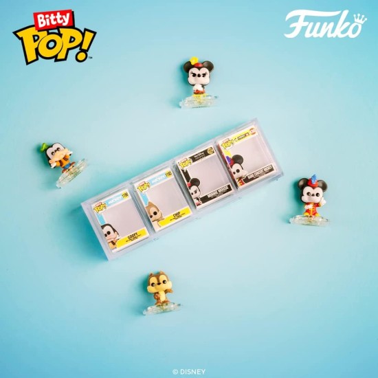 Funko Bitty Pop! Disney Mini Collectible Toys 4-Pack - Minnie Mouse, Daisy Duck, Donald Duck & Mystery Chase Figure (Styles May Vary) Funko Bitty Pop! Disney Mini Collectible Toys 4-Pack - Minnie Mouse, Daisy Duck, Donald Duck & Mystery Chase Figure (Styles May Vary)