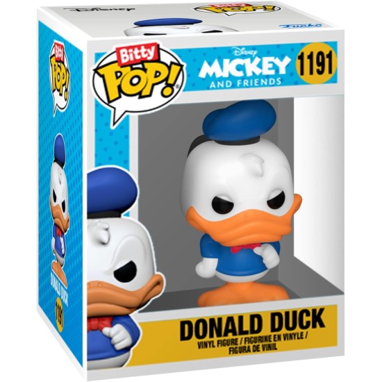 Funko Bitty Pop! Disney Mini Collectible Toys 4-Pack - Minnie Mouse, Daisy Duck, Donald Duck & Mystery Chase Figure (Styles May Vary) Funko Bitty Pop! Disney Mini Collectible Toys 4-Pack - Minnie Mouse, Daisy Duck, Donald Duck & Mystery Chase Figure (Styles May Vary)
