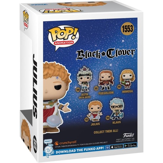 Funko Pop! Anime: Black Clover - Julius Novachrono Funko Pop! Anime: Black Clover - Julius Novachrono