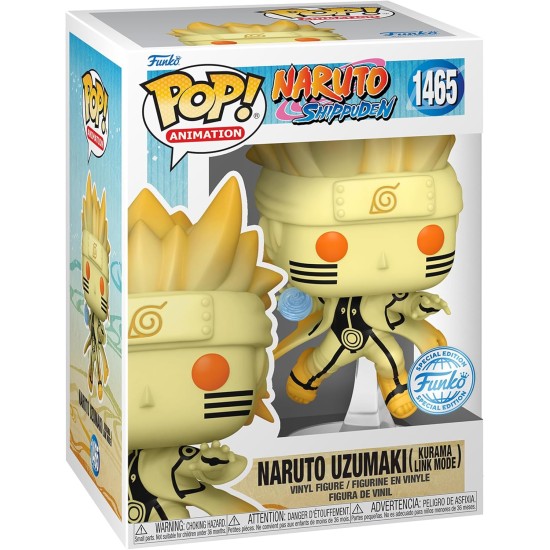 Funko Pop! Anime: Naruto - Naruto (Kurama Link Mode) (Exc)