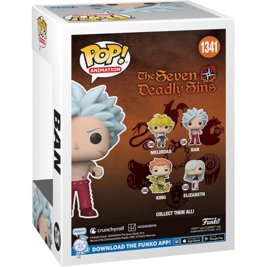 Funko Pop! Anime: Seven Deadly Sin - Ban (DGLT)(Exc) Funko Pop! Anime: Seven Deadly Sin - Ban (DGLT)(Exc)