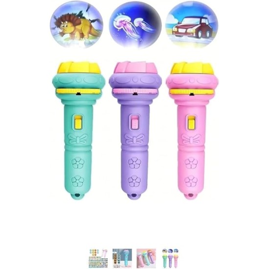 Projector Kids Projection Light Projector Light for Kids, Slide Lamp Flashlight Story Light Educational Toy Learning Time Sleep Night Light for Kids Creative Toy Cartoon Cute Flashlight Flashlight Projector Kids Projection Light Projector Light for Kids, Slide Lamp Flashlight Story Light Educational Toy Learning Time Sleep Night Light for Kids Creative Toy Cartoon Cute Flashlight Flashlight