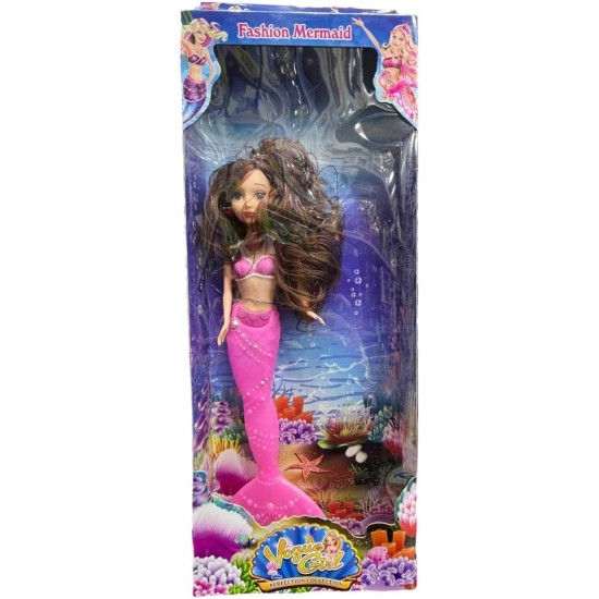 Mermaid Doll for Girls, Purple