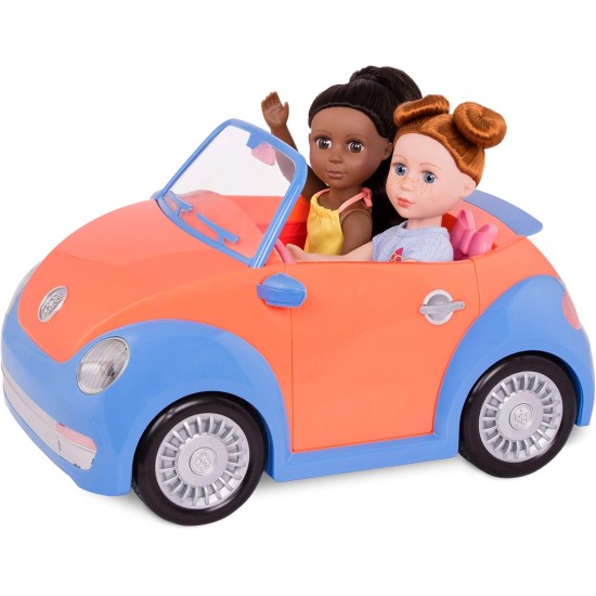 Glitter Girls GG57066Z Battat-Convertible Car for 35.6 cm (14-inch) Dolls-Toys, Clothes & Accessories for Girls 3-Year-Old & Up Glitter Girls GG57066Z Battat-Convertible Car for 35.6 cm (14-inch) Dolls-Toys, Clothes & Accessories for Girls 3-Year-Old & Up
