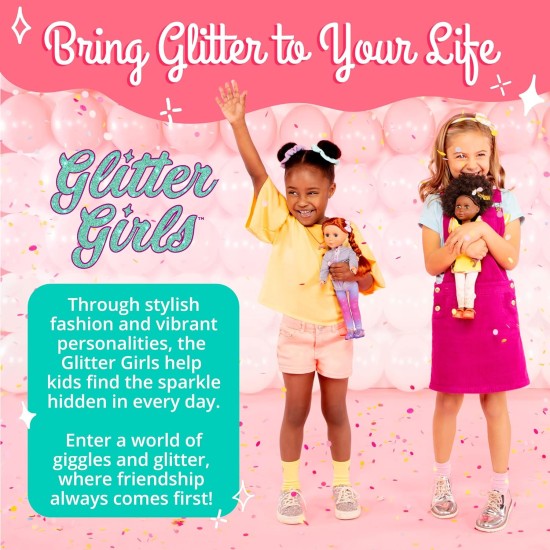 Glitter Girls GG57066Z Battat-Convertible Car for 35.6 cm (14-inch) Dolls-Toys, Clothes & Accessories for Girls 3-Year-Old & Up Glitter Girls GG57066Z Battat-Convertible Car for 35.6 cm (14-inch) Dolls-Toys, Clothes & Accessories for Girls 3-Year-Old & Up