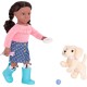 Our Generation Pet Play Outfit with Dog Leash for 18" Dolls - Playful Pickup Our Generation Pet Play Outfit with Dog Leash for 18" Dolls - Playful Pickup