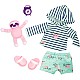 Our Generation Sleepy Sloth Pajama Outfit with Soft Plush for 18" Dolls