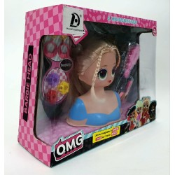 A Child`s Toy Doll Set Omg A Hairdresser, Multi colors 146-3