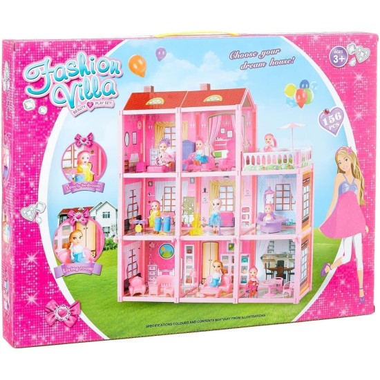 Tian cheng toys 953 doll house toy, 156 pieces Tian cheng toys 953 doll house toy, 156 pieces