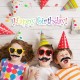 Generic 12Pcs Fake Mustaches Funny Fake Beard Whisker for Halloween, Christmas, Parties, Kids, Favors, Adults, Fun, Birthday, Games, Home