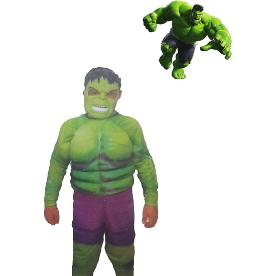 Kids Hulk Costume Muscle Costume Super Hero Costume Set Mask and Suit Kids Hulk Costume Muscle Costume Super Hero Costume Set Mask and Suit