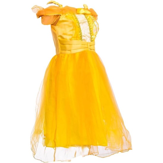 Maayergy Fancy Costumesة NO:EL-2 K-206 Belle Princess For Endless Hours Of Entertainment - Multi Colour Maayergy Fancy Costumesة NO:EL-2 K-206 Belle Princess For Endless Hours Of Entertainment - Multi Colour