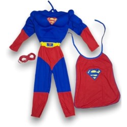 Superhero Boys Kids Costume Set, Muscle Costume, All Occasion Costume (6 - 7 Years)