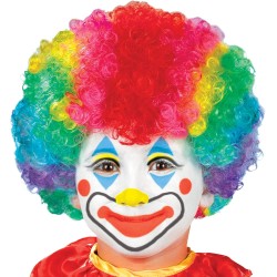 amscan 840170 Clown Costume Wig | Multicolor | 1 Pc, One Size-Child