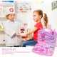 Doctor's Case Children's Play Set, 15 Pieces Doctor Case with Real Stethoscope, Thermometer, Syringe, Gift for Children, Role Play, Medical Learning Toy, Party Game Toy from 3 Years (Pink) Doctor's Case Children's Play Set, 15 Pieces Doctor Case with Real Stethoscope, Thermometer, Syringe, Gift for Children, Role Play, Medical Learning Toy, Party Game Toy from 3 Years (Pink)