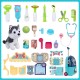 MAGIC4U Pet Cat Care Carrier Suitcase Toy, 29PCS Vet Clinic and Doctor Kit for Kids, Pet Dog Grooming Feeding Toys Veterinarian Medical Pretend Role Play Set for Boys and Girls Ages 3-6 MAGIC4U Pet Cat Care Carrier Suitcase Toy, 29PCS Vet Clinic and Doctor Kit for Kids, Pet Dog Grooming Feeding Toys Veterinarian Medical Pretend Role Play Set for Boys and Girls Ages 3-6