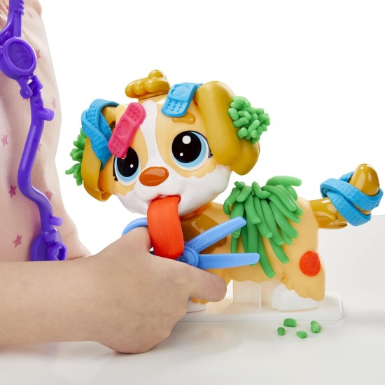 Play-Doh Care 'n Carry Vet Playset for Kids 3 Years and Up with Toy Dog, Storage, 10 Tools, and 5 Modeling Compound Colors, Non-Toxic Play-Doh Care 'n Carry Vet Playset for Kids 3 Years and Up with Toy Dog, Storage, 10 Tools, and 5 Modeling Compound Colors, Non-Toxic