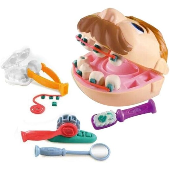 Play-Doh Doctor Drill N Fill Dr Dentist Set Children Pretend Play Toys Set Multi Color Play-Doh Doctor Drill N Fill Dr Dentist Set Children Pretend Play Toys Set Multi Color