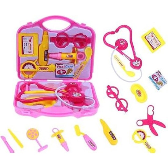 myhoodwink® Doctor Pretend Play Set for Kids with Foldable Suitcase, Compact Medical Accessories, Game Toy Kit for 3 + Years Boys and Girls (Blue) myhoodwink® Doctor Pretend Play Set for Kids with Foldable Suitcase, Compact Medical Accessories, Game Toy Kit for 3 + Years Boys and Girls (Blue)