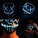 Chengsuwei Scary Halloween Mask, LED Light Up Party Masks, DJ Party Great Funny Masks, Festival Cosplay Costume Supplies Glow in Dark, With 3 Lighting Modes of Control for Men Women (Dark Bule) Chengsuwei Scary Halloween Mask, LED Light Up Party Masks, DJ Party Great Funny Masks, Festival Cosplay Costume Supplies Glow in Dark, With 3 Lighting Modes of Control for Men Women (Dark Bule)