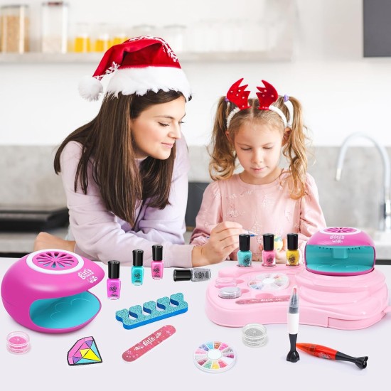 Combaybe Kids Nail Polish Set for Girls - Girls Toys 8-10 - Nail Kit for Girls Ages 7-12 with Non toxic Nail Polish Kids Nail kit Girl Stuff for Spa Manicures, Idea Birthday Gift for Girls 8 9 10 12 Combaybe Kids Nail Polish Set for Girls - Girls Toys 8-10 - Nail Kit for Girls Ages 7-12 with Non toxic Nail Polish Kids Nail kit Girl Stuff for Spa Manicures, Idea Birthday Gift for Girls 8 9 10 12