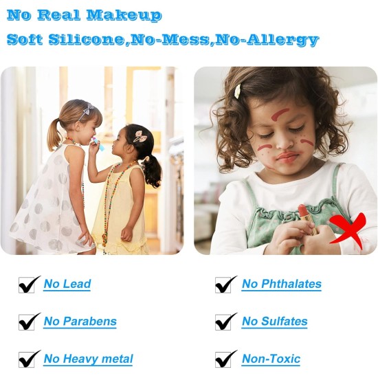 Cozybuy Pretend Kids Makeup Kit for Girls, Princess Toy for Kids Toddler Play Dress Up Toys, Makeup Set for Toddler Toys for 3-12 Years Old Girls Kids Toddler Birthday Gift for Girls Makeup Toys Cozybuy Pretend Kids Makeup Kit for Girls, Princess Toy for Kids Toddler Play Dress Up Toys, Makeup Set for Toddler Toys for 3-12 Years Old Girls Kids Toddler Birthday Gift for Girls Makeup Toys