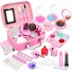 Dreamon Kids Makeup Kit for Girls, Real Make Up for Kids Washable with Cosmetics Bag Princess Toys Halloween Birthday Party Gifts for Girls Age 3 4 5 6
