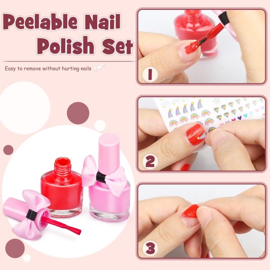 Dreamon Kids Makeup Kit for Girls, Real Make Up for Kids Washable with Cosmetics Bag Princess Toys Halloween Birthday Party Gifts for Girls Age 3 4 5 6 Dreamon Kids Makeup Kit for Girls, Real Make Up for Kids Washable with Cosmetics Bag Princess Toys Halloween Birthday Party Gifts for Girls Age 3 4 5 6