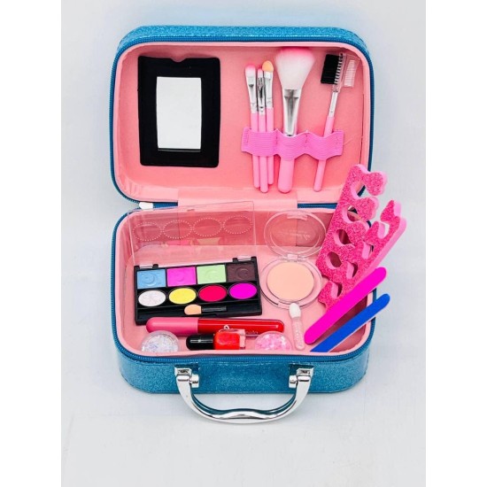 Fantastic-Kids-Toys Kids Pretend Makeup Kit - 1 Piece Little Girl Toys for Play Makeup, Washable Kids Makeup Kit with Glitter Cosmetic Case, Includes All Your Princess Play and Dress Up Needs Fantastic-Kids-Toys Kids Pretend Makeup Kit - 1 Piece Little Girl Toys for Play Makeup, Washable Kids Makeup Kit with Glitter Cosmetic Case, Includes All Your Princess Play and Dress Up Needs