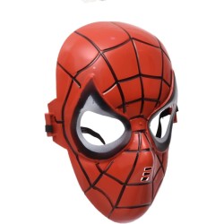 Generic Plastic Halloween Mask With Super Hero Design Parties - Multi Color