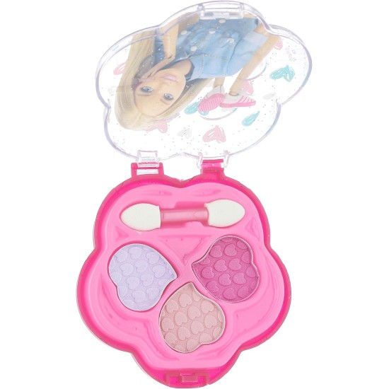 Happy People Barbie Makeup 3-Pieces Set for Girls, 13 cm x 20 cm Size, Pink Happy People Barbie Makeup 3-Pieces Set for Girls, 13 cm x 20 cm Size, Pink