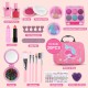 Jorunb Kids Makeup kit for Girl, 20PCS Washable Makeup Set Toy with Real Cosmetic Case, Safe & Non-Toxic Kids Makeup Set, Pretend Play Makeup Beauty Set Birthday Toys Gift for 3-10 Years Old Kid