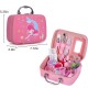 Jorunb Kids Makeup kit for Girl, 20PCS Washable Makeup Set Toy with Real Cosmetic Case, Safe & Non-Toxic Kids Makeup Set, Pretend Play Makeup Beauty Set Birthday Toys Gift for 3-10 Years Old Kid