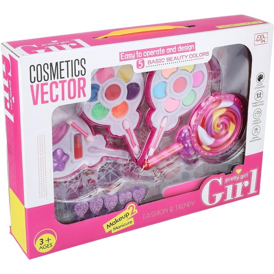 Kid makeup box set toys lollipop dressing cosmetics girls toy plastic safety beauty pretend play children makeup girl game gift Kid makeup box set toys lollipop dressing cosmetics girls toy plastic safety beauty pretend play children makeup girl game gift