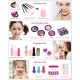 Kids Makeup Kit Girl Toys - Kids Makeup Kit Toys for Girls Unicorns Washable Make Up Little Girls, Child Real Makeup Set, Non Toxic Toddlers Cosmetic Kits, Age 3-12 Year Old Children Gift 28PCS