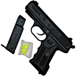 M-11 Pistol Original Toy Gun With 12 Beads, Gift for Boys and Girls Kids, Guns & Darts,(Black)