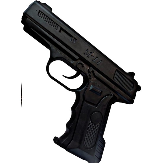 M-11 Pistol Original Toy Gun With 12 Beads, Gift for Boys and Girls Kids, Guns & Darts,(Black)