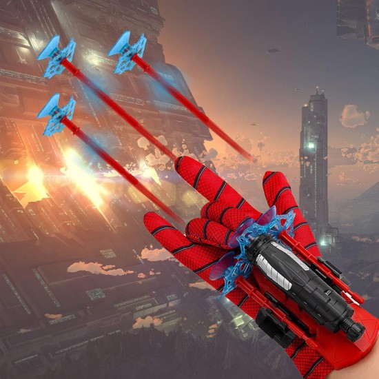 Niumowang Launcher Glove, Spider Web Shooter, Child Spider Gloves, Launcher Glove (A)