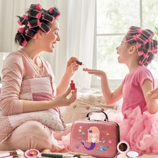 Showtwo Toys for Girls 20 Pcs Girls Makeup Set Washable Gifts for Girls Toys for 3-8 Years Old Girls for Birthday Showtwo Toys for Girls 20 Pcs Girls Makeup Set Washable Gifts for Girls Toys for 3-8 Years Old Girls for Birthday