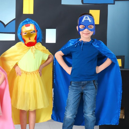 wopin 5pcs Children's Party Masks Superhero Mask Costume Cosplay Party Masks Half Masks with Elastic Women - Carnival Mask Party Mask for Holiday wopin 5pcs Children's Party Masks Superhero Mask Costume Cosplay Party Masks Half Masks with Elastic Women - Carnival Mask Party Mask for Holiday