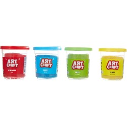 DEDE TOYS PLAY DOUGH 4 TUB PACK (560 GR)