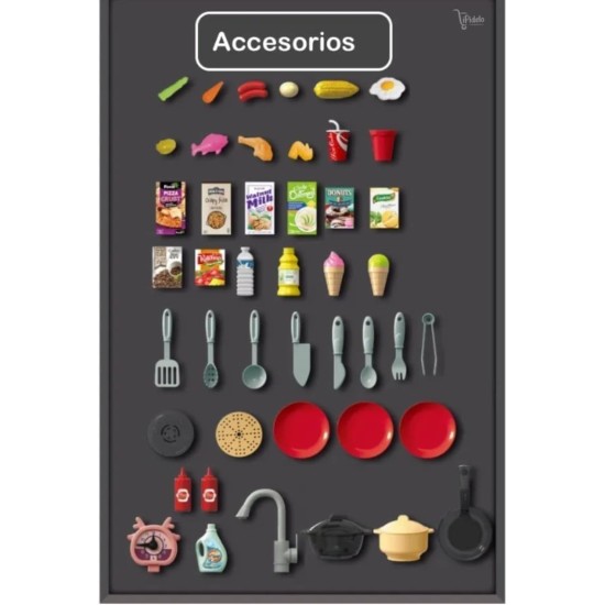 Fantastic-Kids-Toys Interactive Kids Kitchen with Water, Sound, Light and Steam - Size (75cm x 47.7cm x 25cm) Fantastic-Kids-Toys Interactive Kids Kitchen with Water, Sound, Light and Steam - Size (75cm x 47.7cm x 25cm)