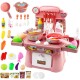 HaiLeTao Kitchen Toys Imitated Chef Light Music Pretend Cooking Food Play Dinnerware Set Safe Cute Children Girl Toy Gift Fun Game Toy Kitchen Sink with Running Water and Electronic Induction Stove HaiLeTao Kitchen Toys Imitated Chef Light Music Pretend Cooking Food Play Dinnerware Set Safe Cute Children Girl Toy Gift Fun Game Toy Kitchen Sink with Running Water and Electronic Induction Stove