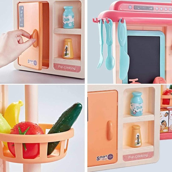 JDK's MART Big Size Portable Suitcase Shape | Kids Pack of Kitchen Playset | Musical & Light Kitchen Set Toy for Kids with Amazing Sound and Accessories, Plastic, (42 PCS Kitchen PLAYSET) JDK's MART Big Size Portable Suitcase Shape | Kids Pack of Kitchen Playset | Musical & Light Kitchen Set Toy for Kids with Amazing Sound and Accessories, Plastic, (42 PCS Kitchen PLAYSET)